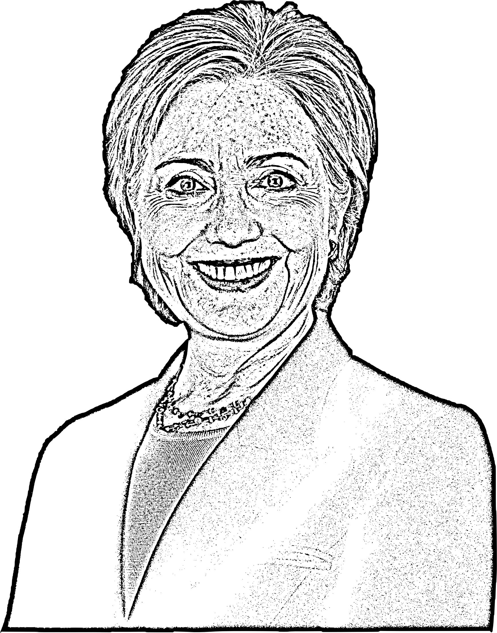 Hillary Clinton as President of the United States (Sketch) PNG icons