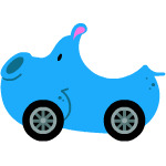 Hippo Kart icons