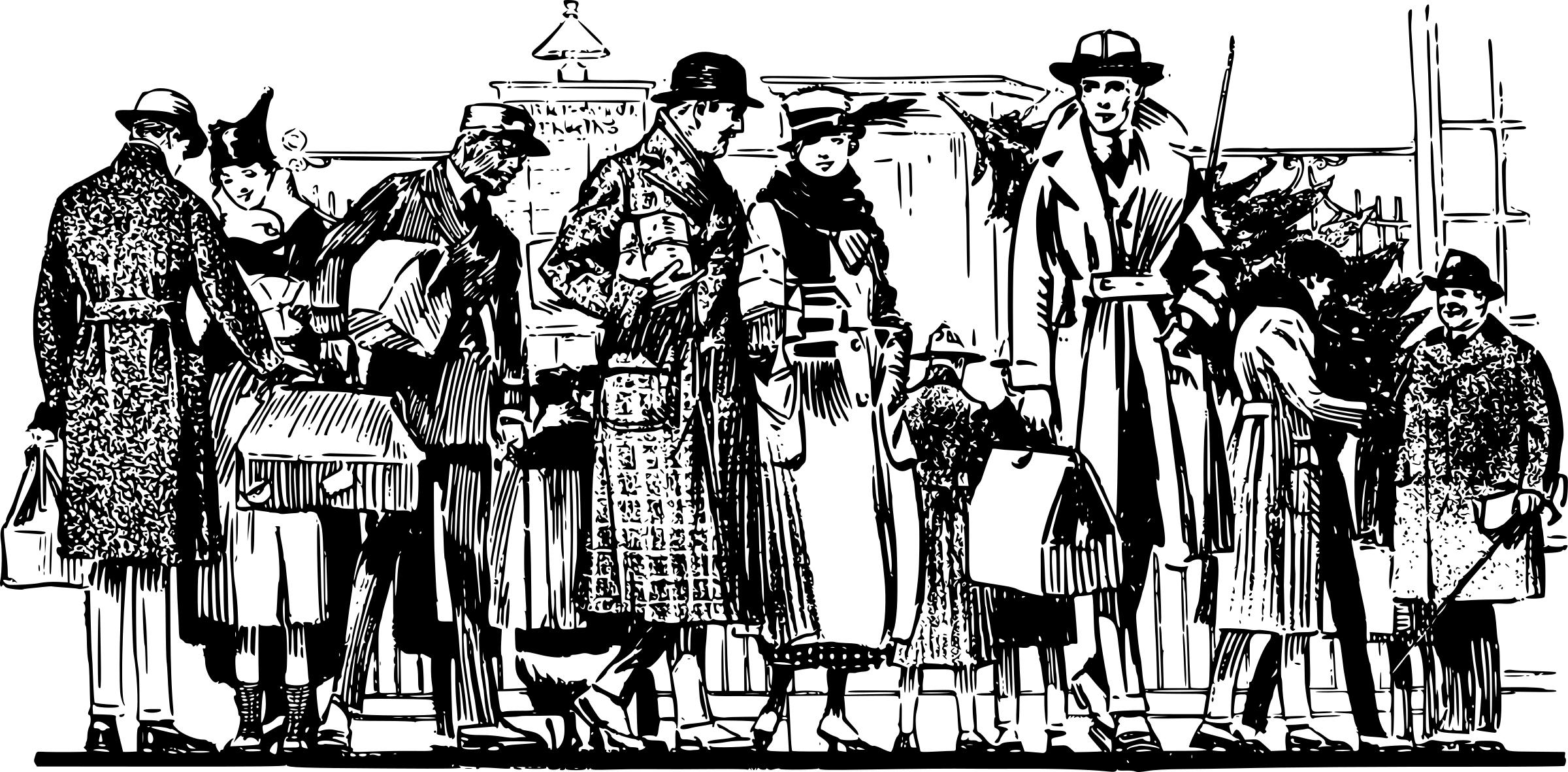 Holiday Shopping - 1919 png