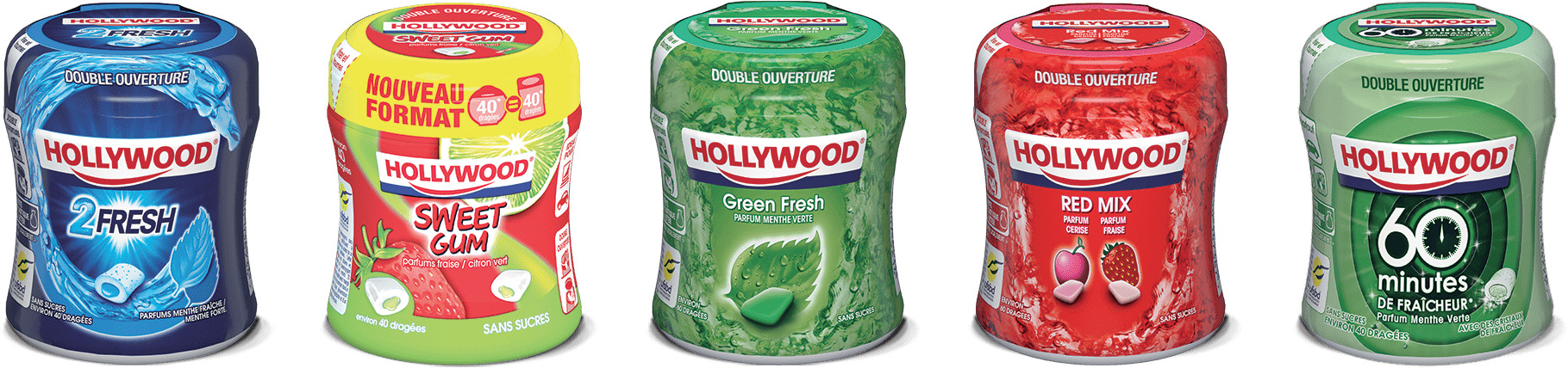 Hollywood Chewing Gum Packs png
