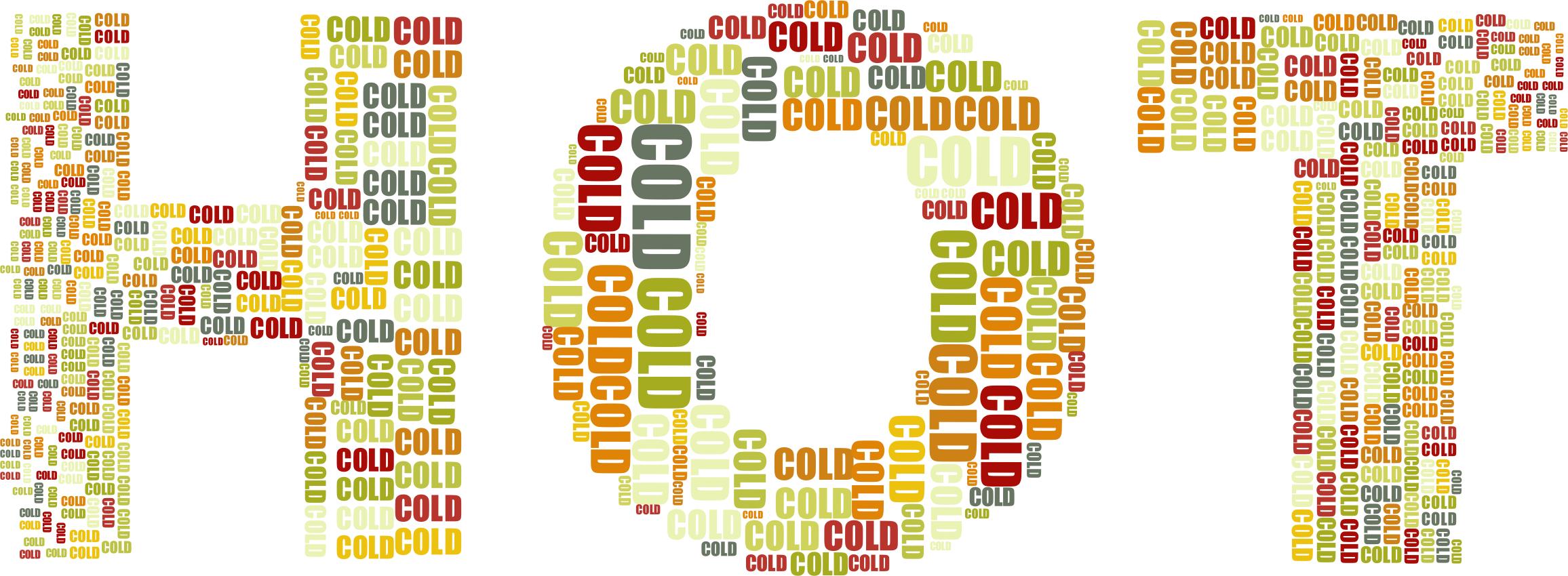 Hot And Cold Typography No Background png