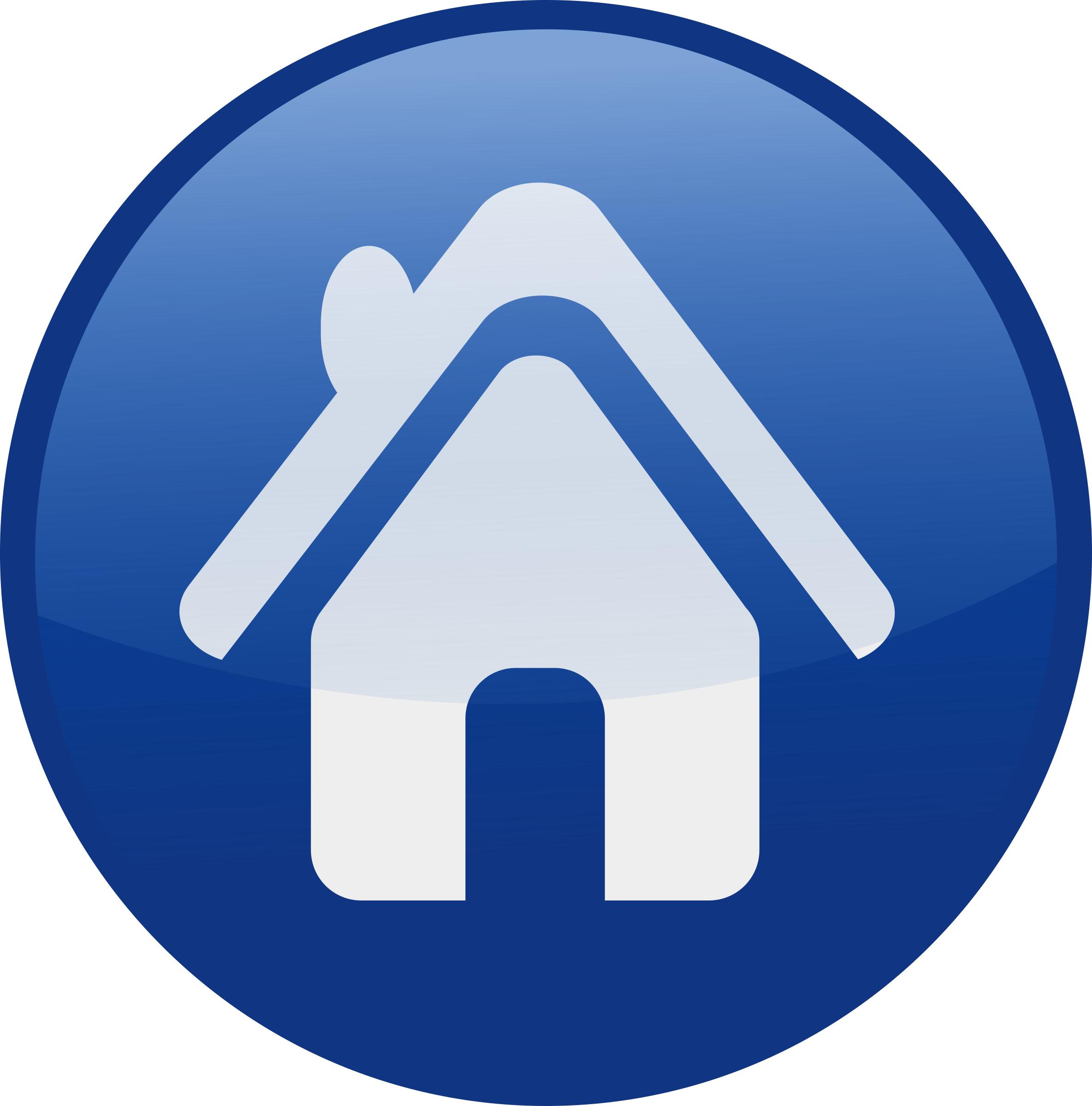 House icon blue icons
