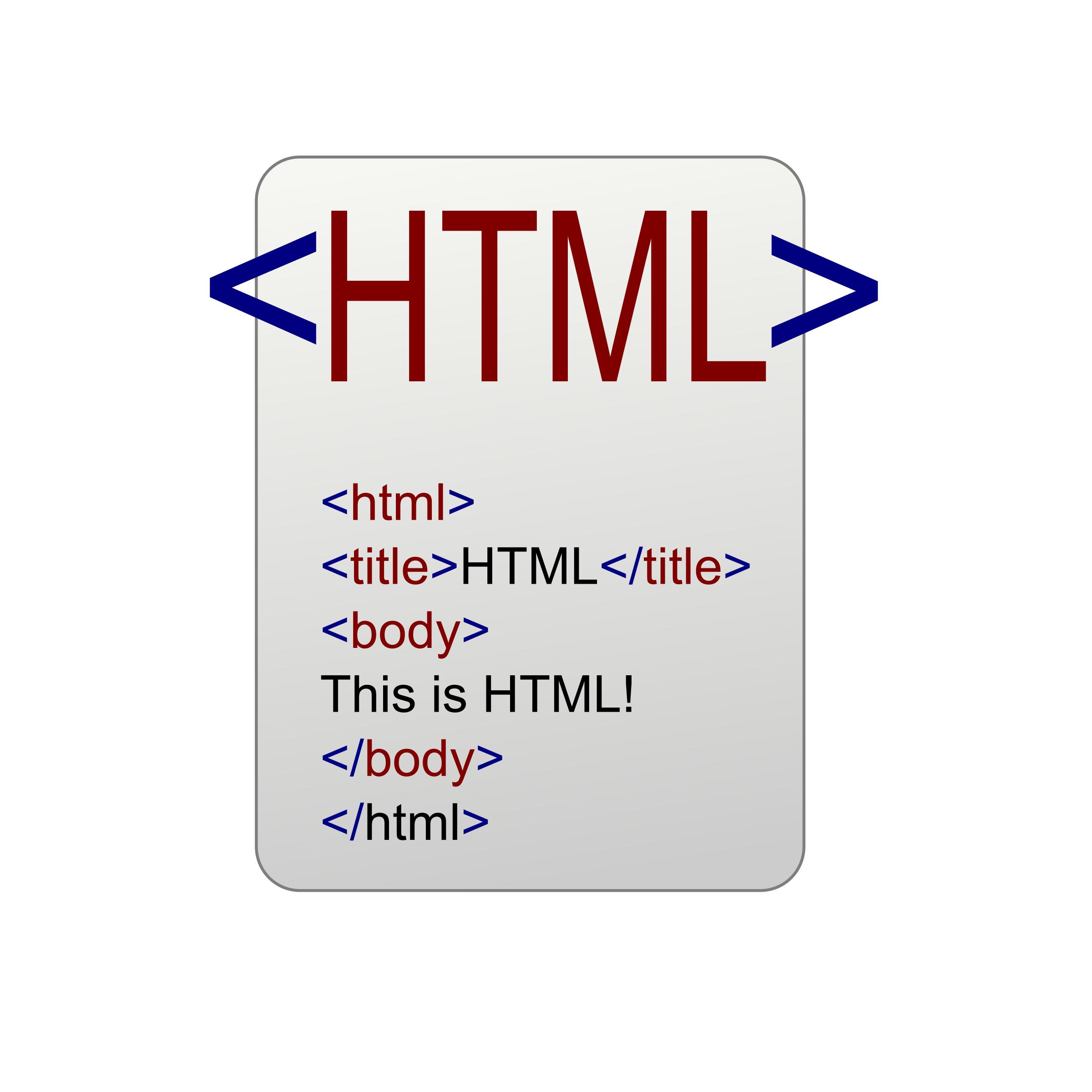 HTML Logo png icons