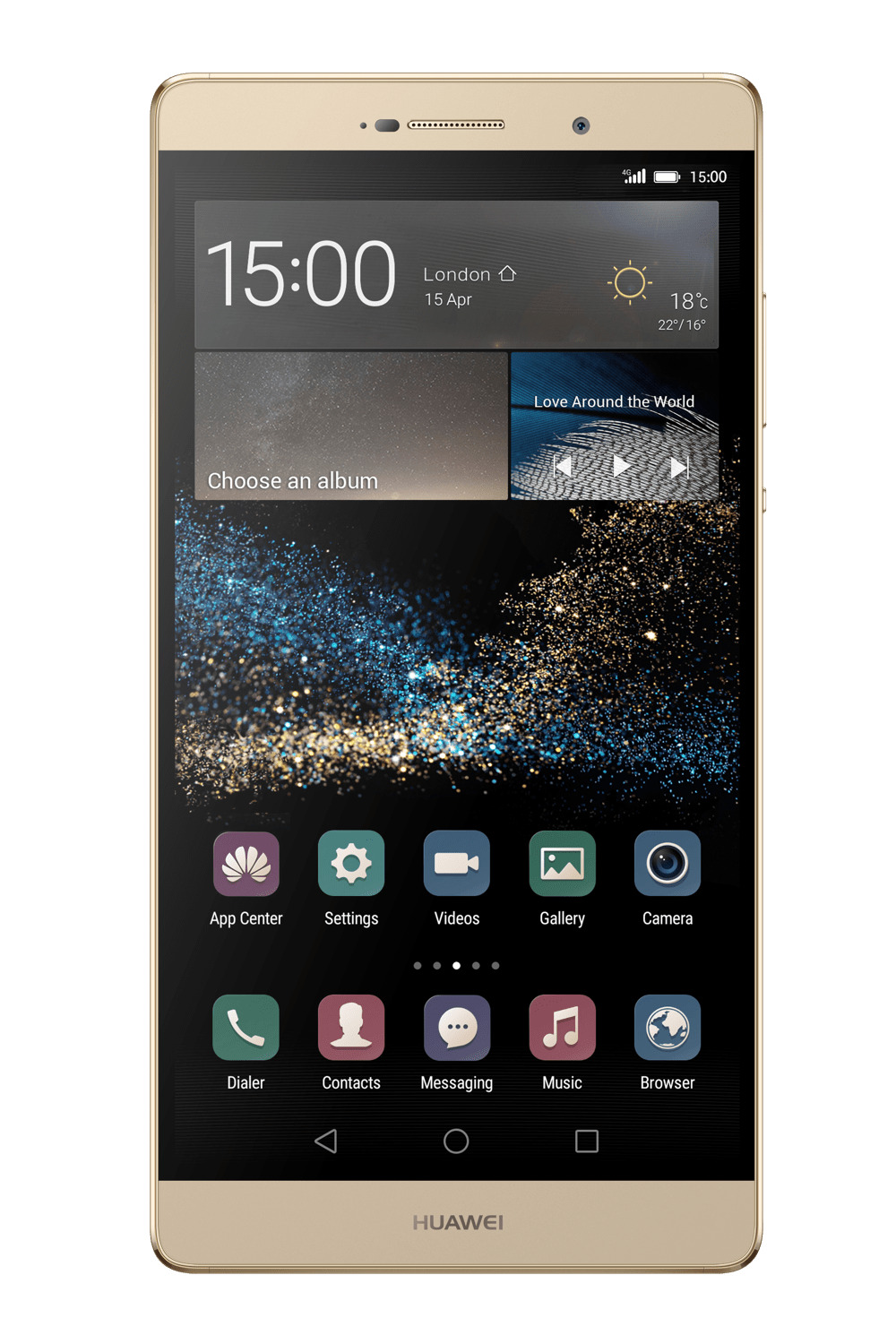 Huawei P8 Smartphone icons