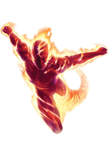 Human Torch Flames icons