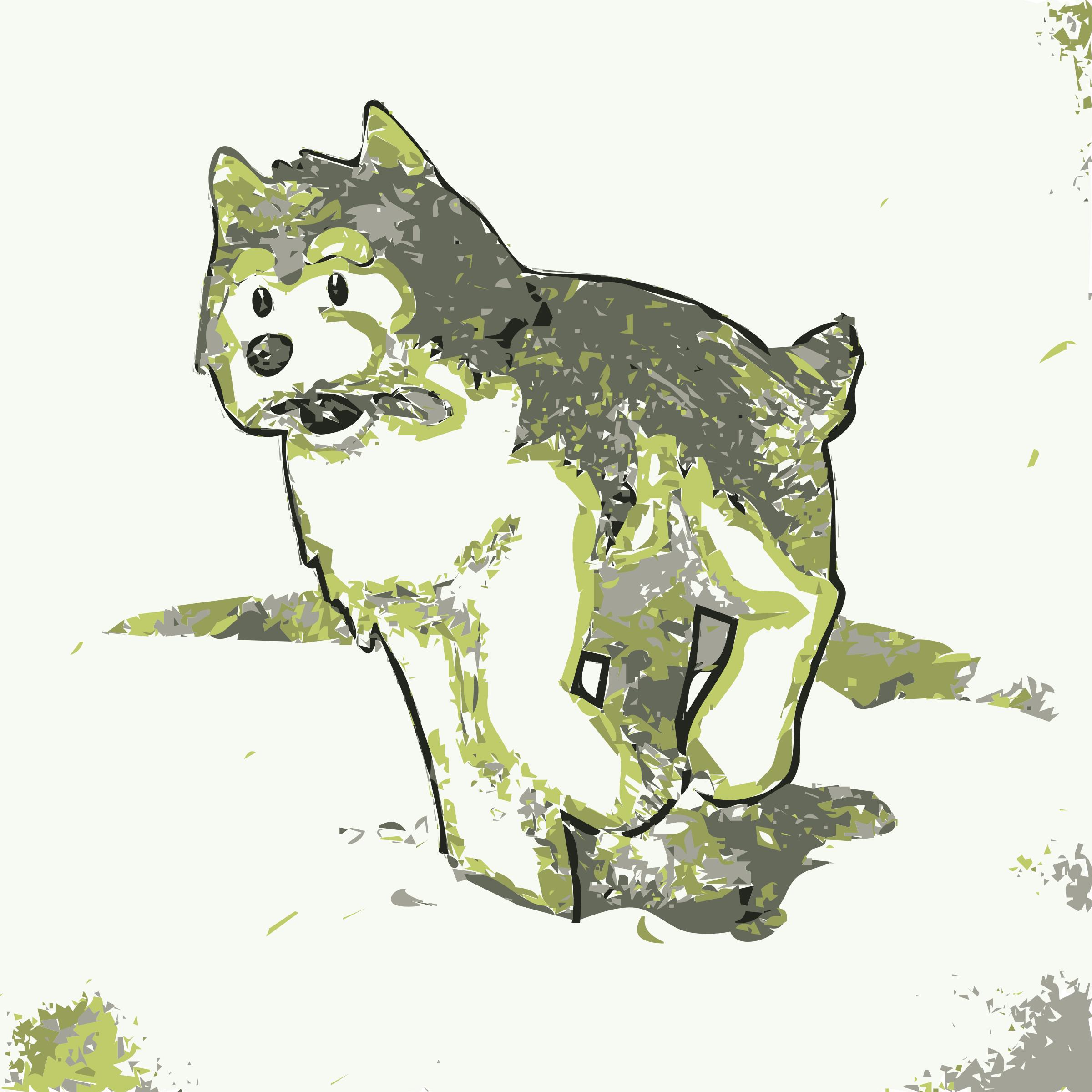 Husky Colored Pencil png