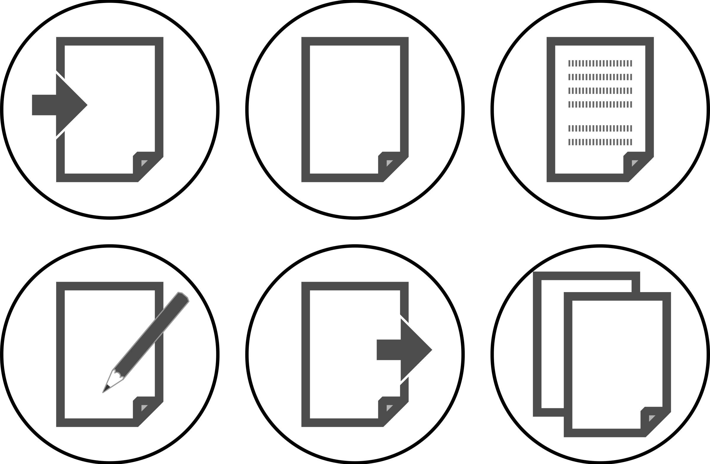 Icon Set Document PNG icons