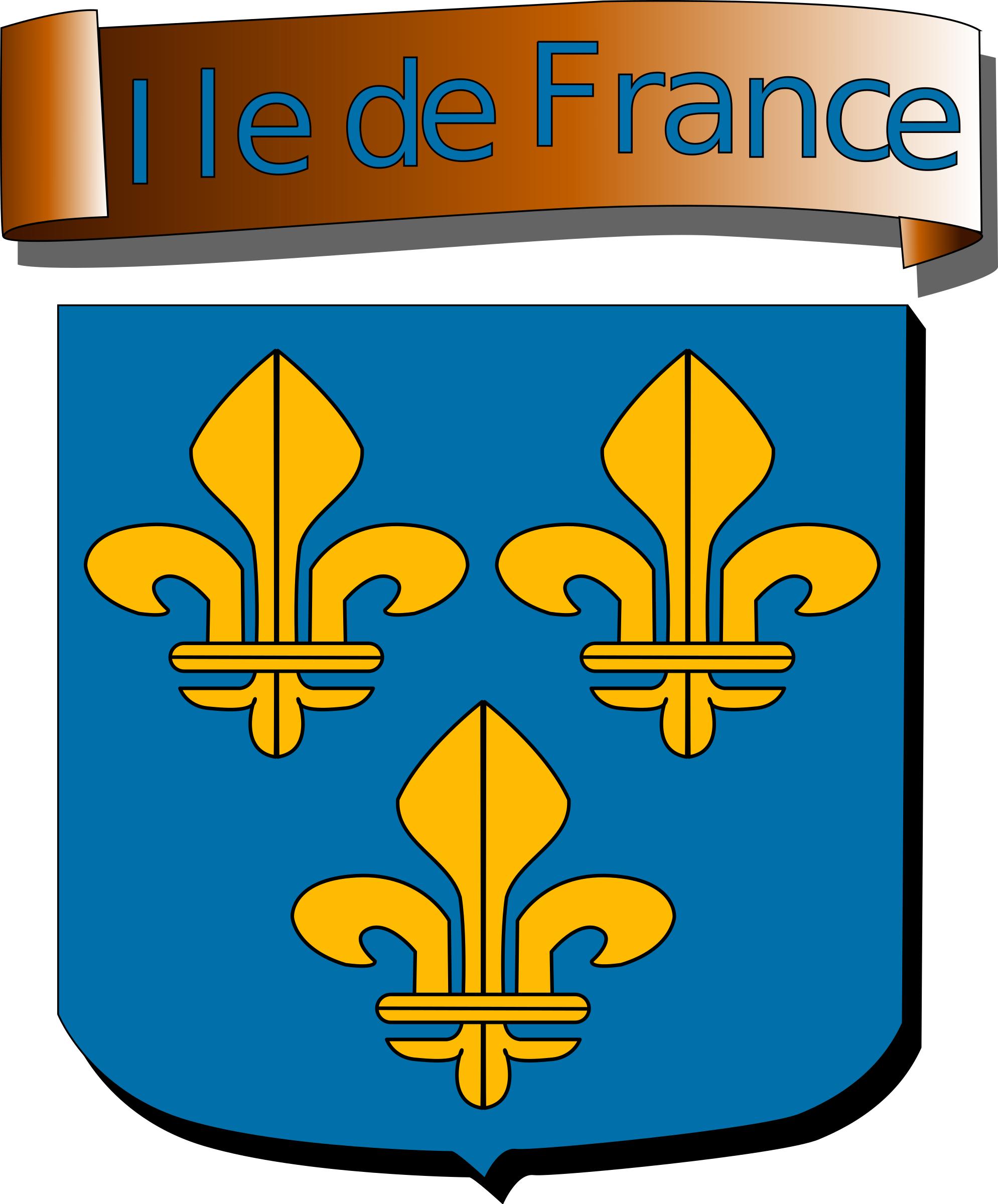 Ile de France - coat of arms png