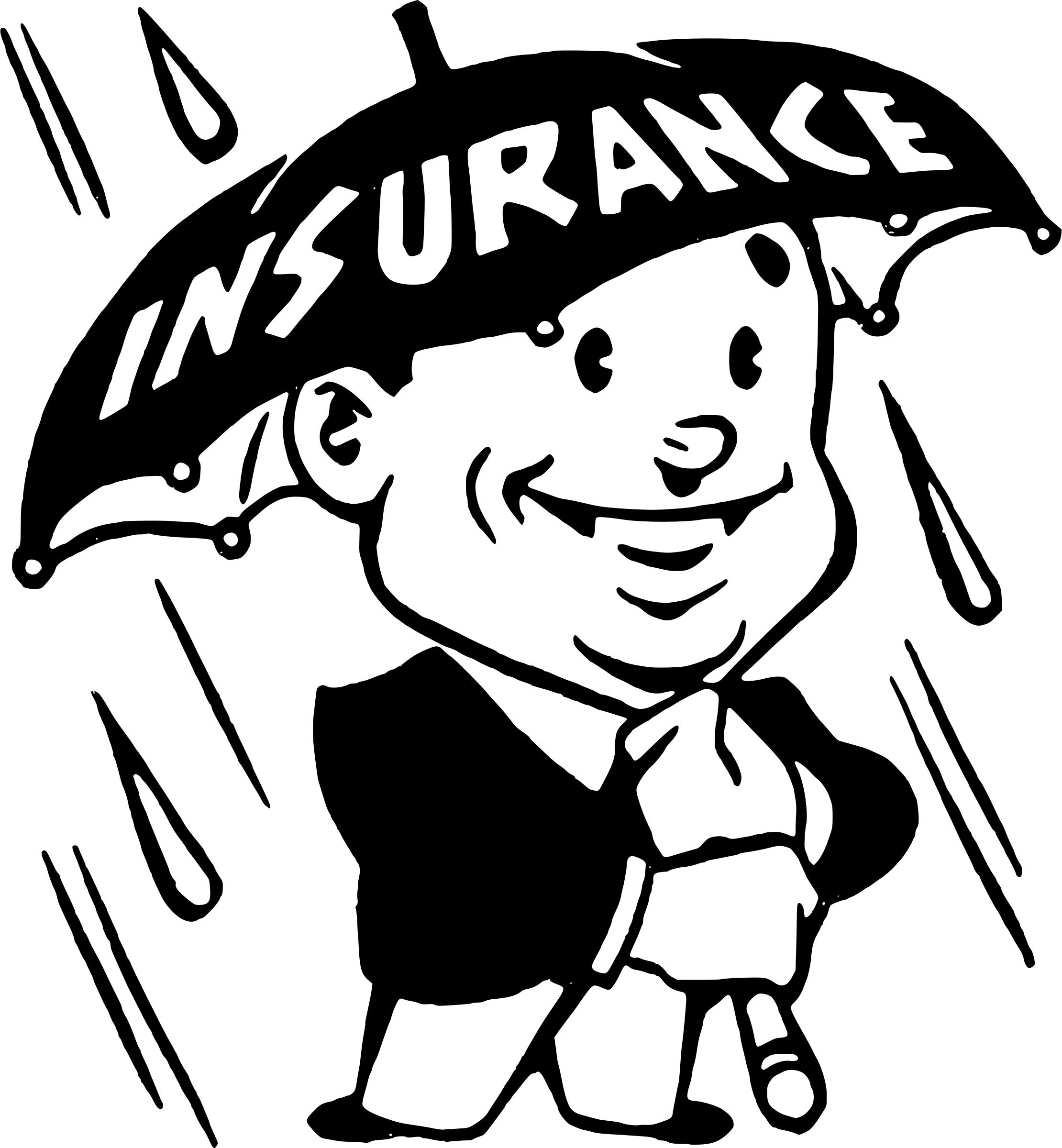 Insurance umbrella PNG icons