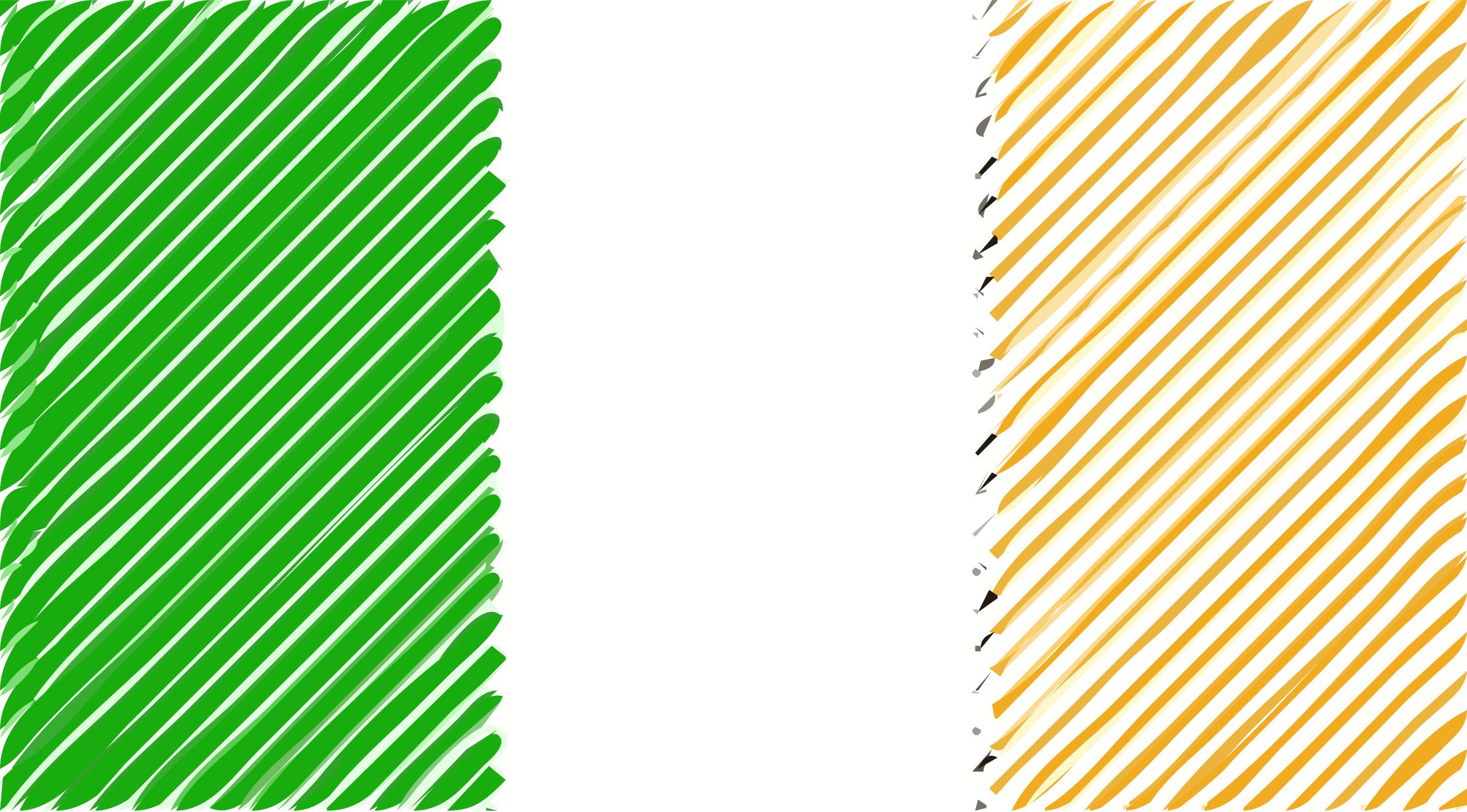 Ireland flag linear png