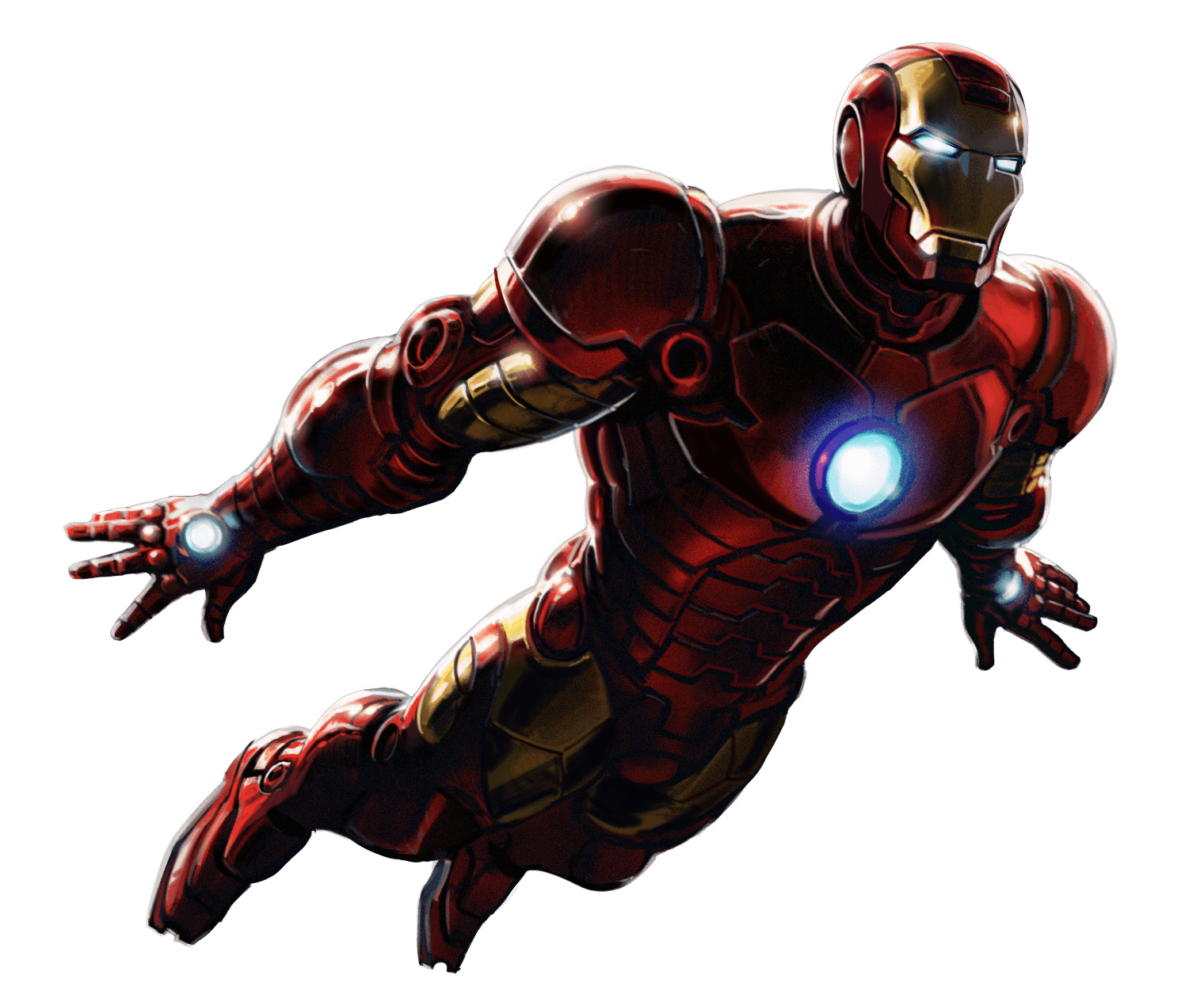 Iron Man Flying Up png icons