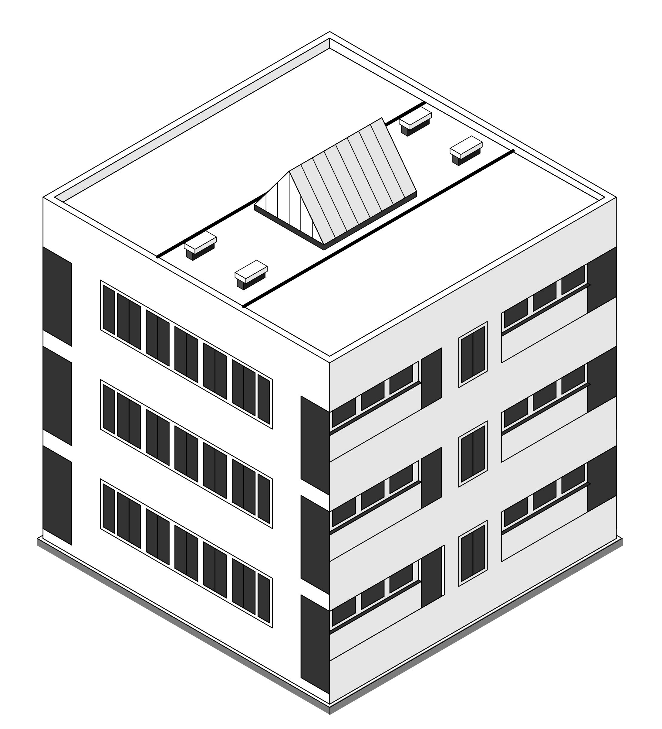 Isometric Building png
