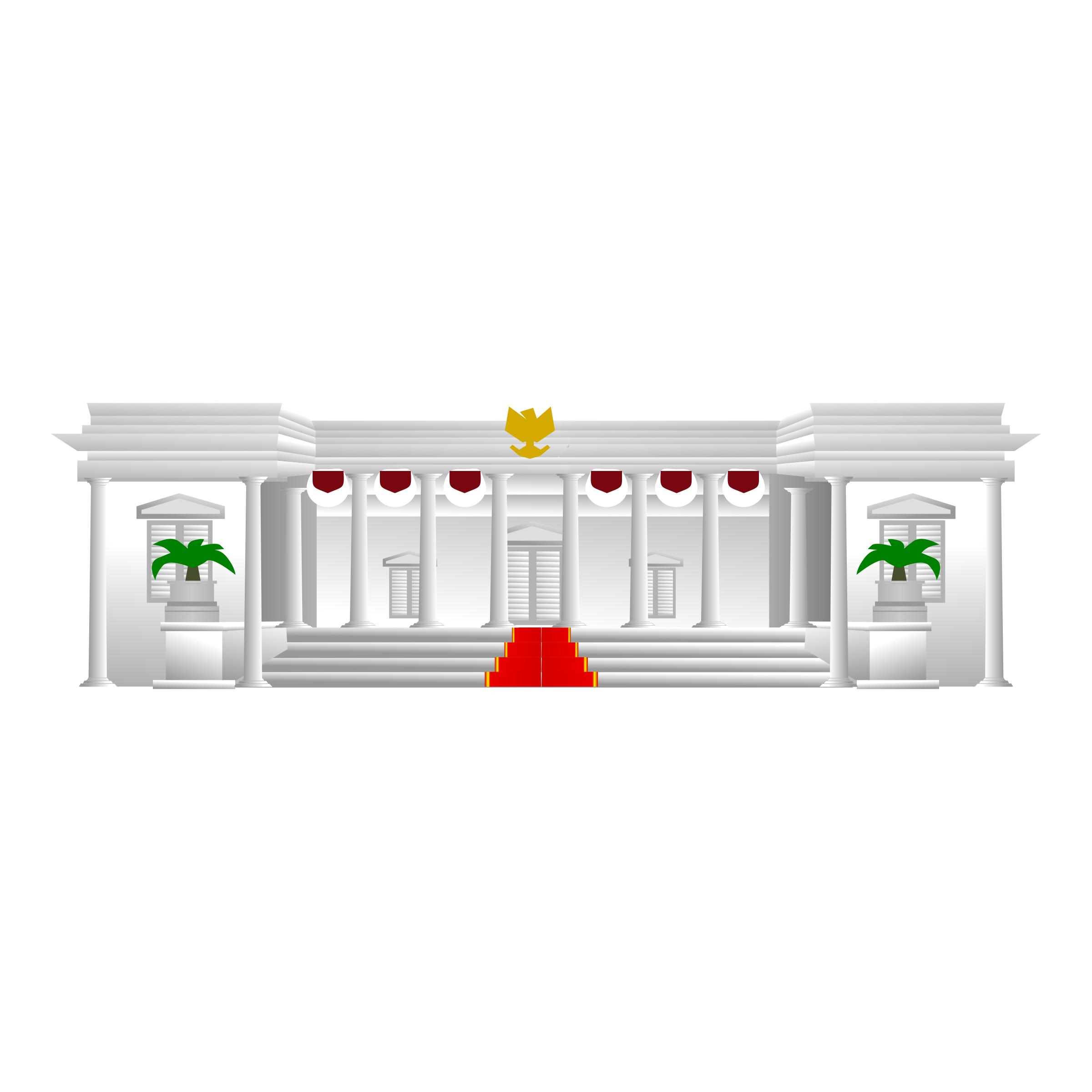 Indonesian Presidential Palace icons