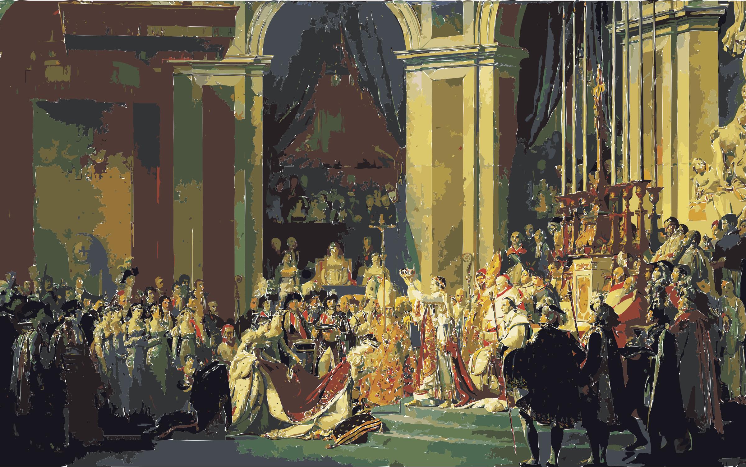 Jacques-Louis David, The Coronation of Napoleon edit PNG icons