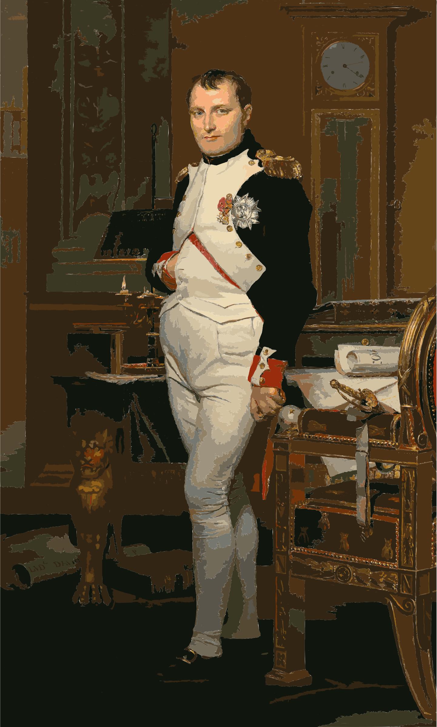 Jacques-Louis David - The Emperor Napoleon in His Study at the Tuileries - Google Art Project png