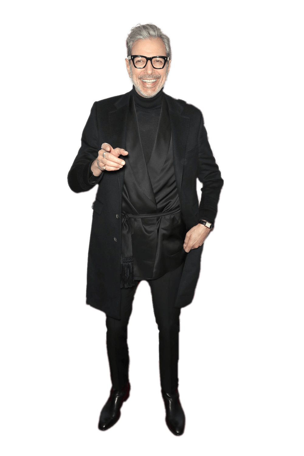 Jeff Goldblum Black Outfit icons