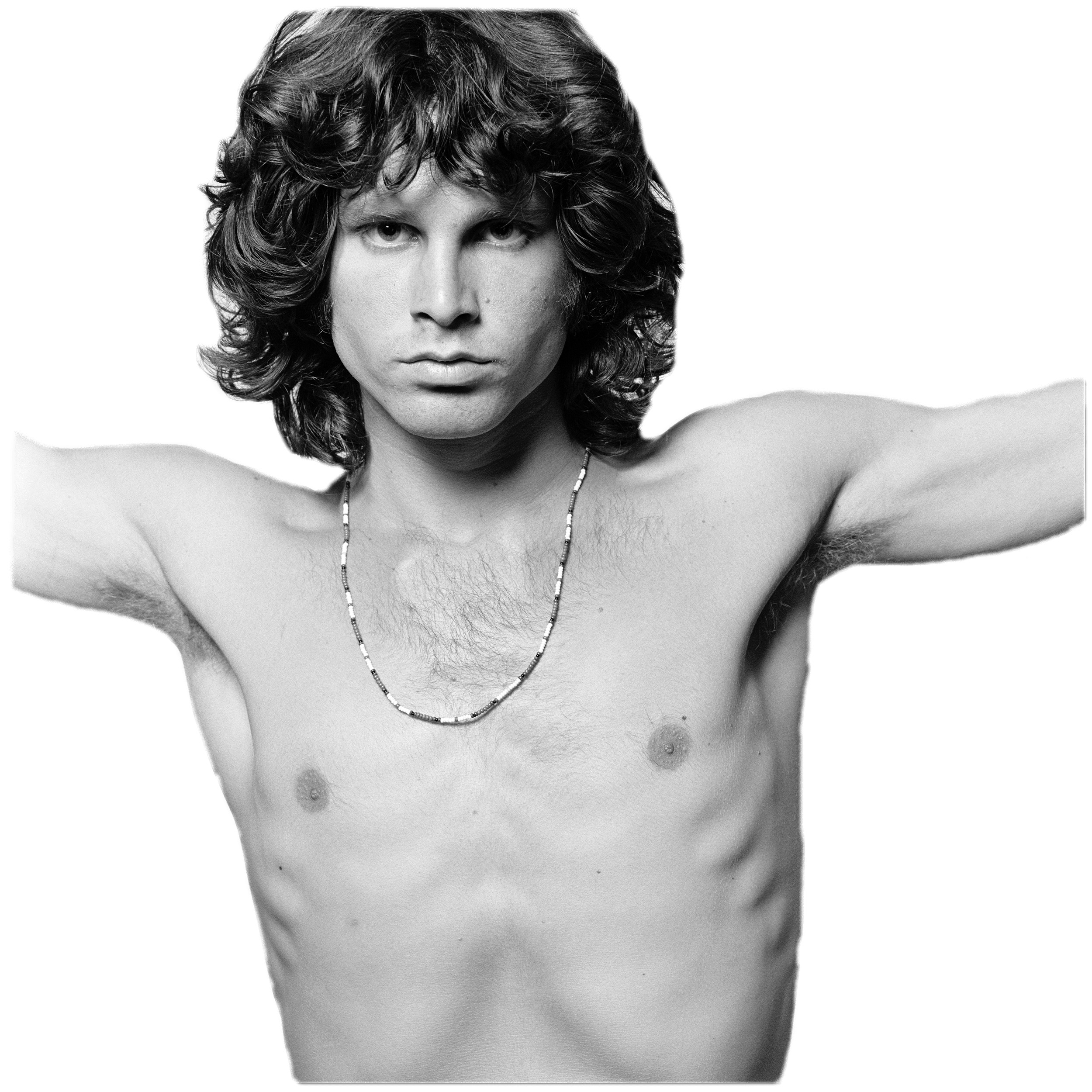 Jim Morrison Wearing Necklace icons