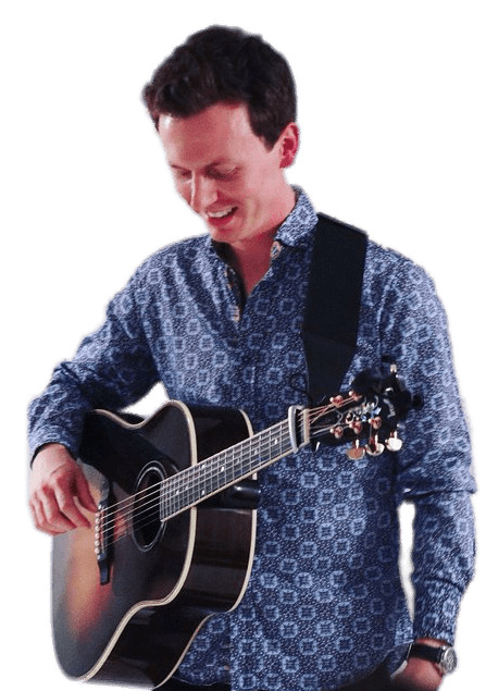 Joe Hicks With Acoustic Guitar png