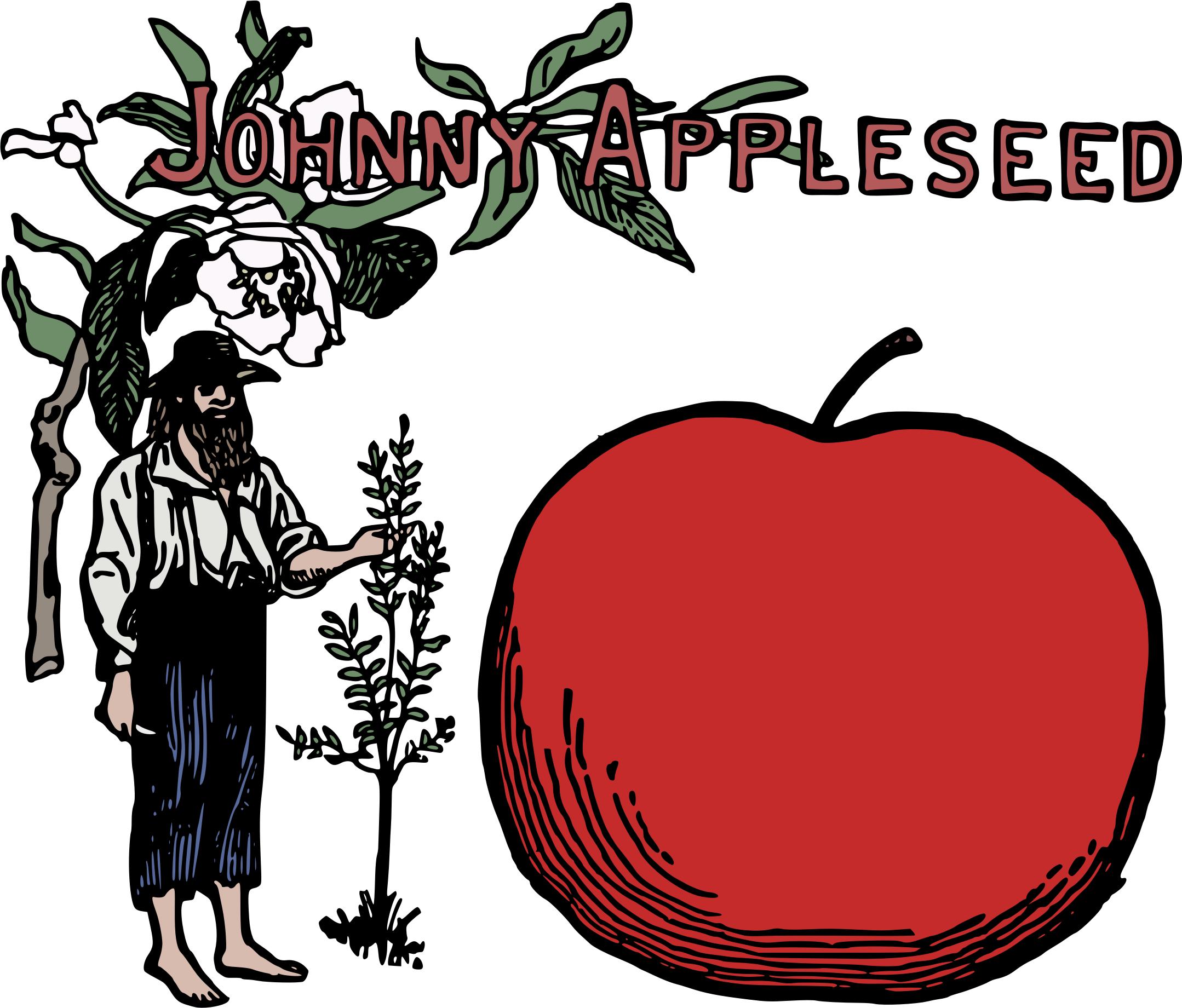 Johnny Appleseed Colour png