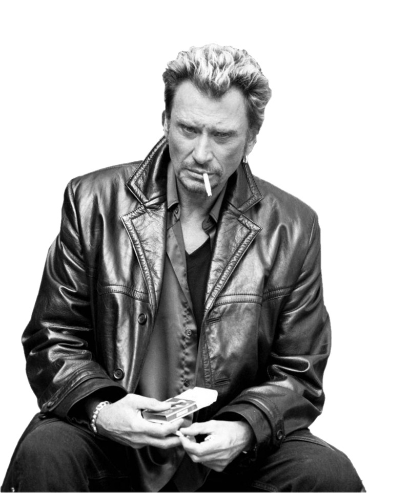 Johnny Hallyday Sitting png icons