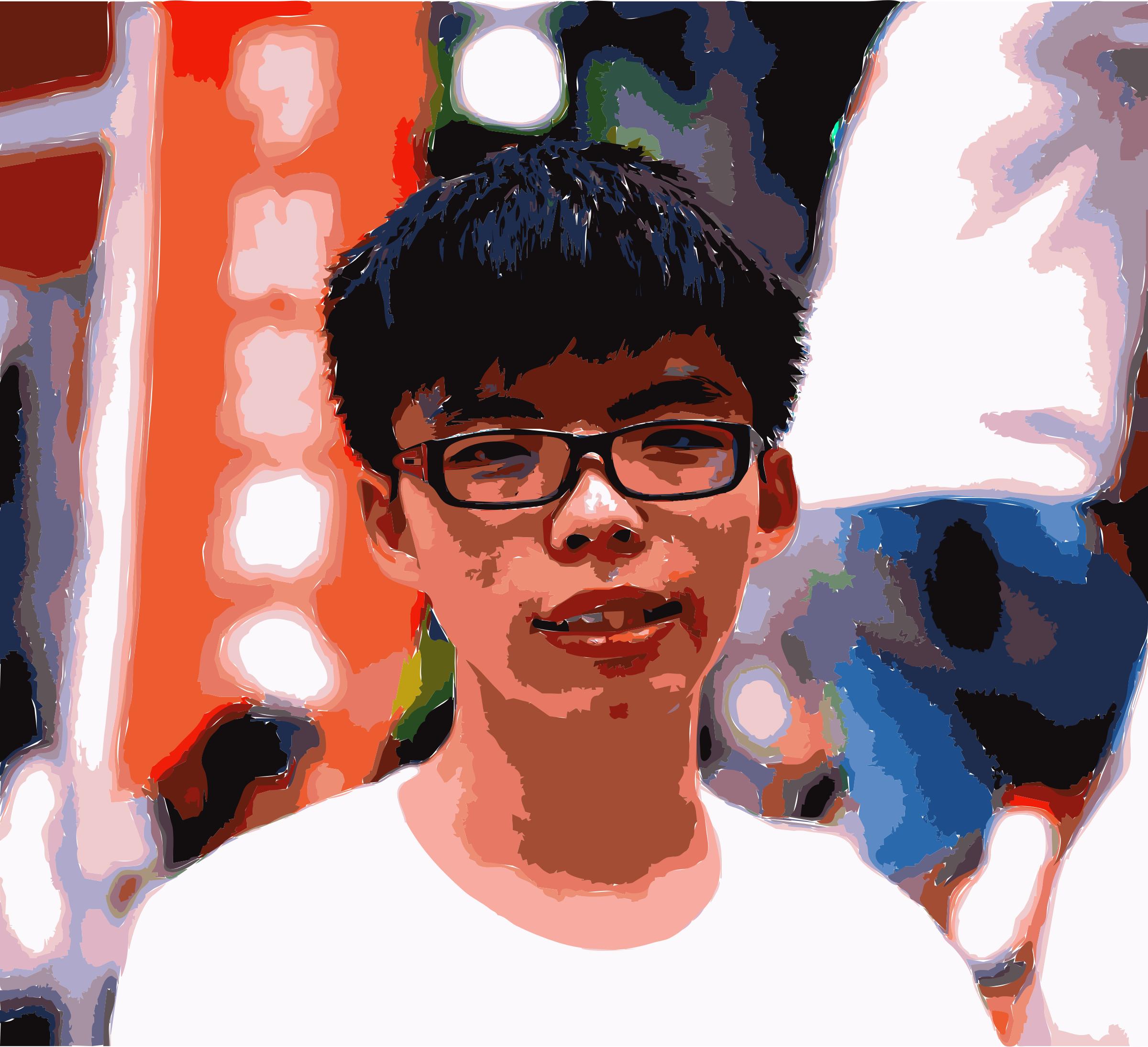 Joshua Wong Stylized png