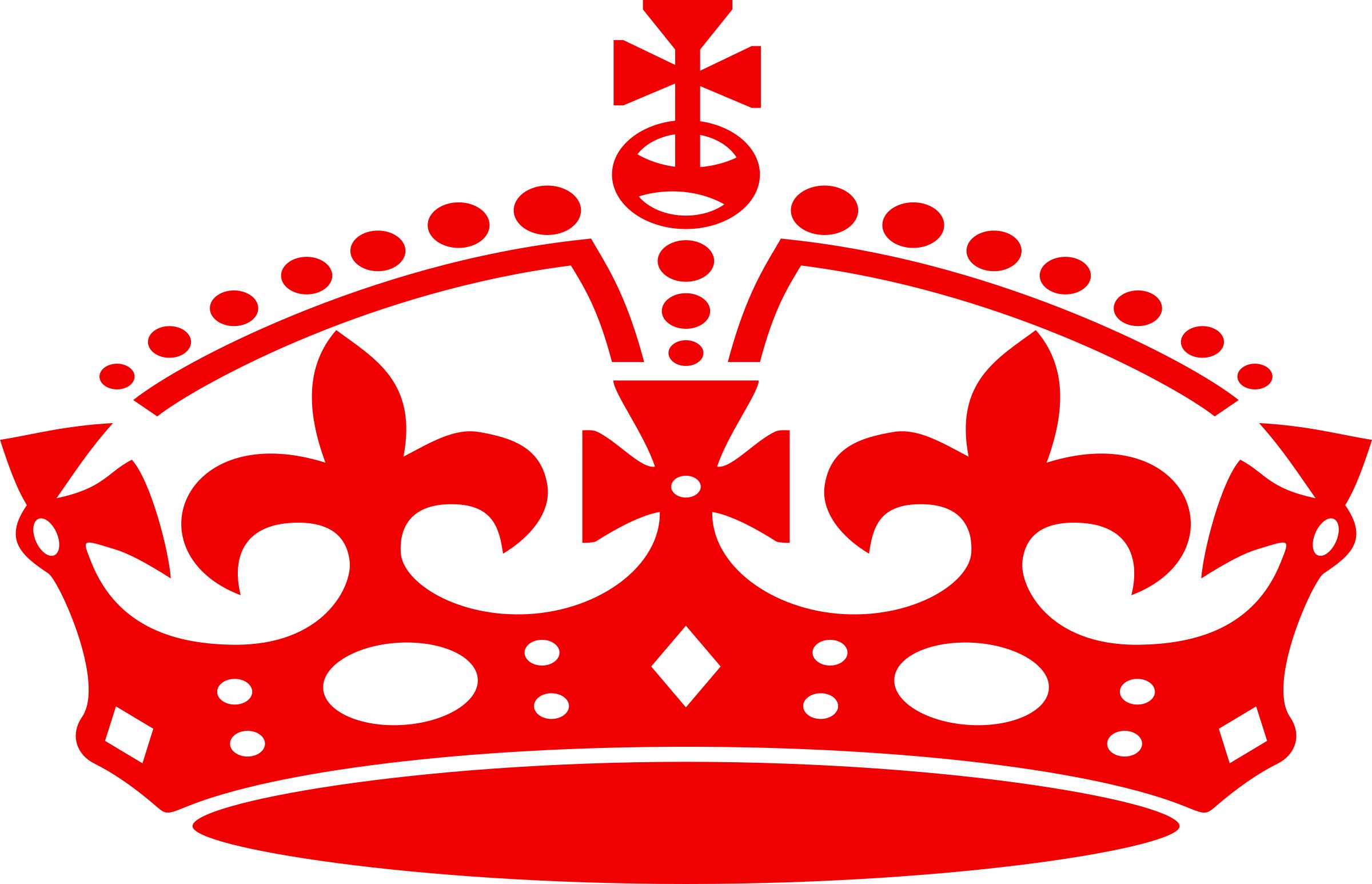 Jubilee crown red PNG icons
