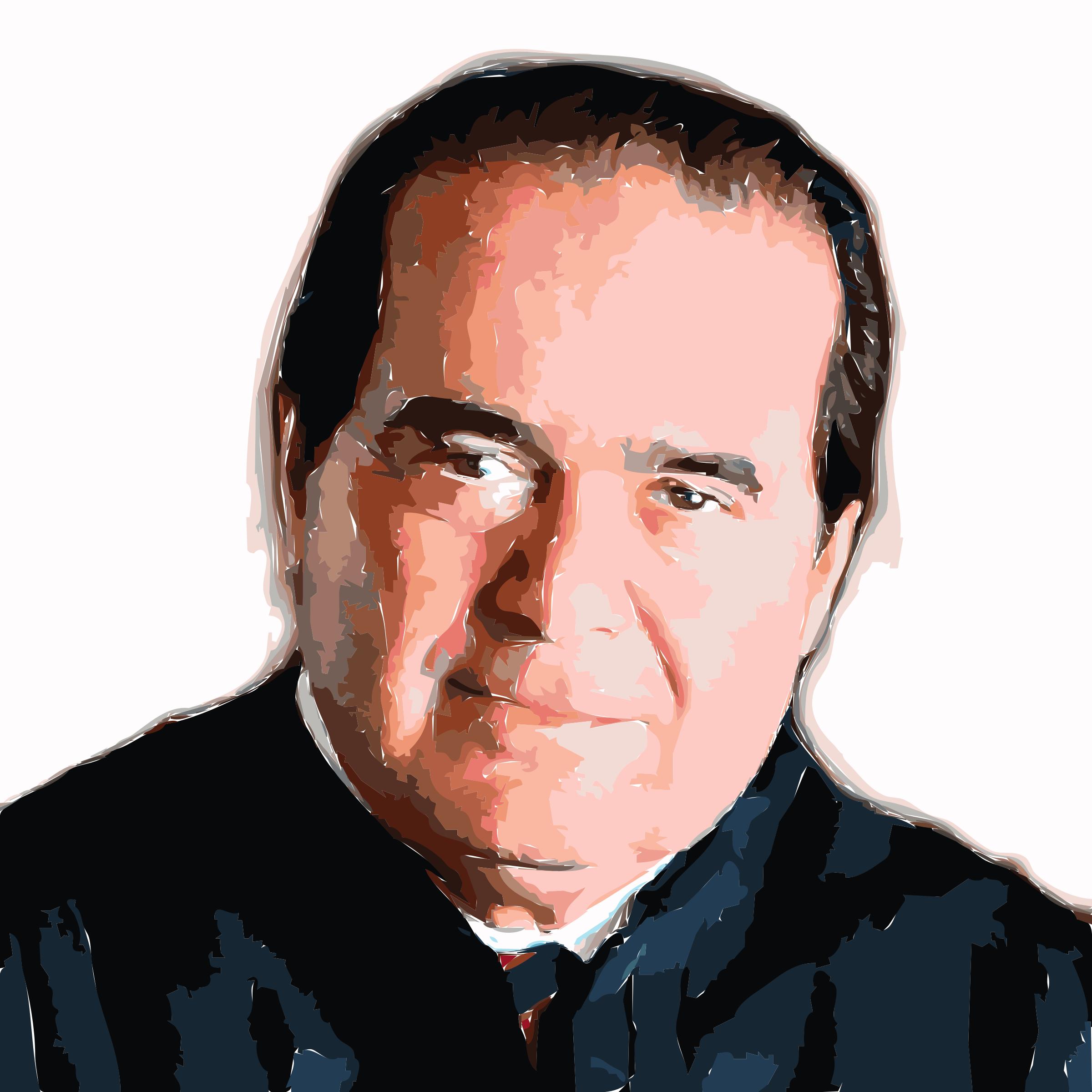 Judge Antonin Scalia (tiltshift) png