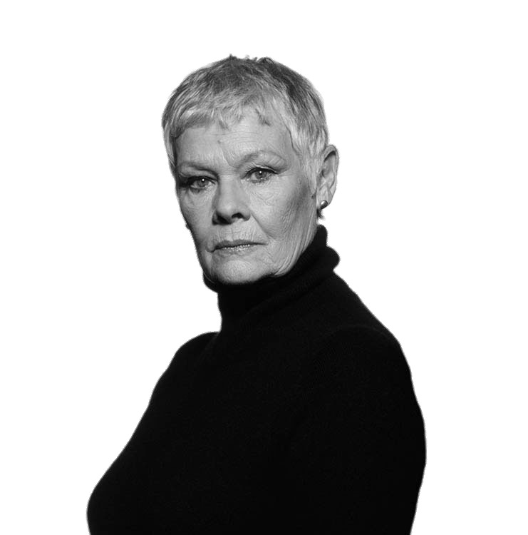 Judi Dench Black and White icons