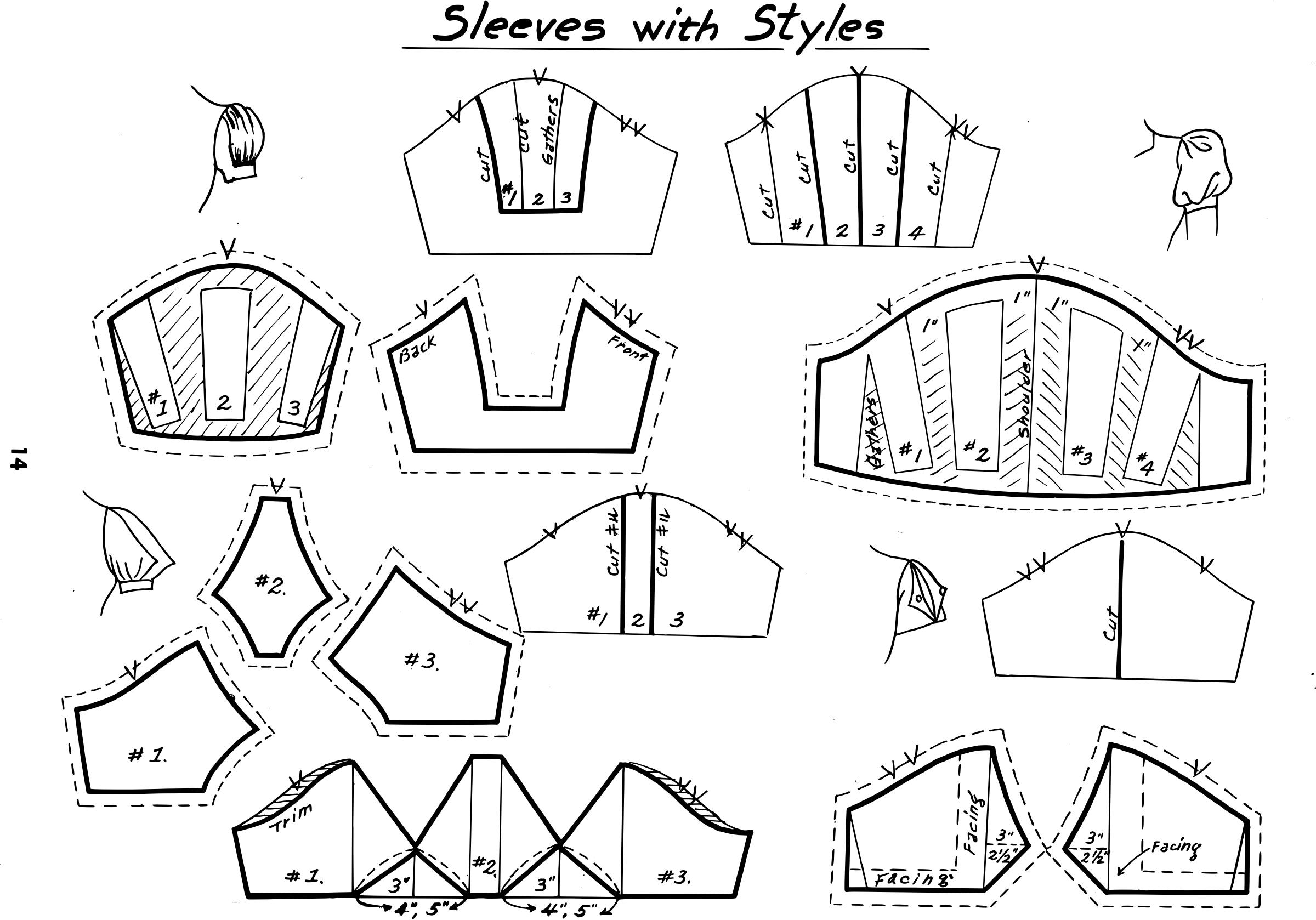 K. Kimata's Sleeves With Styles - Sheet #1 png