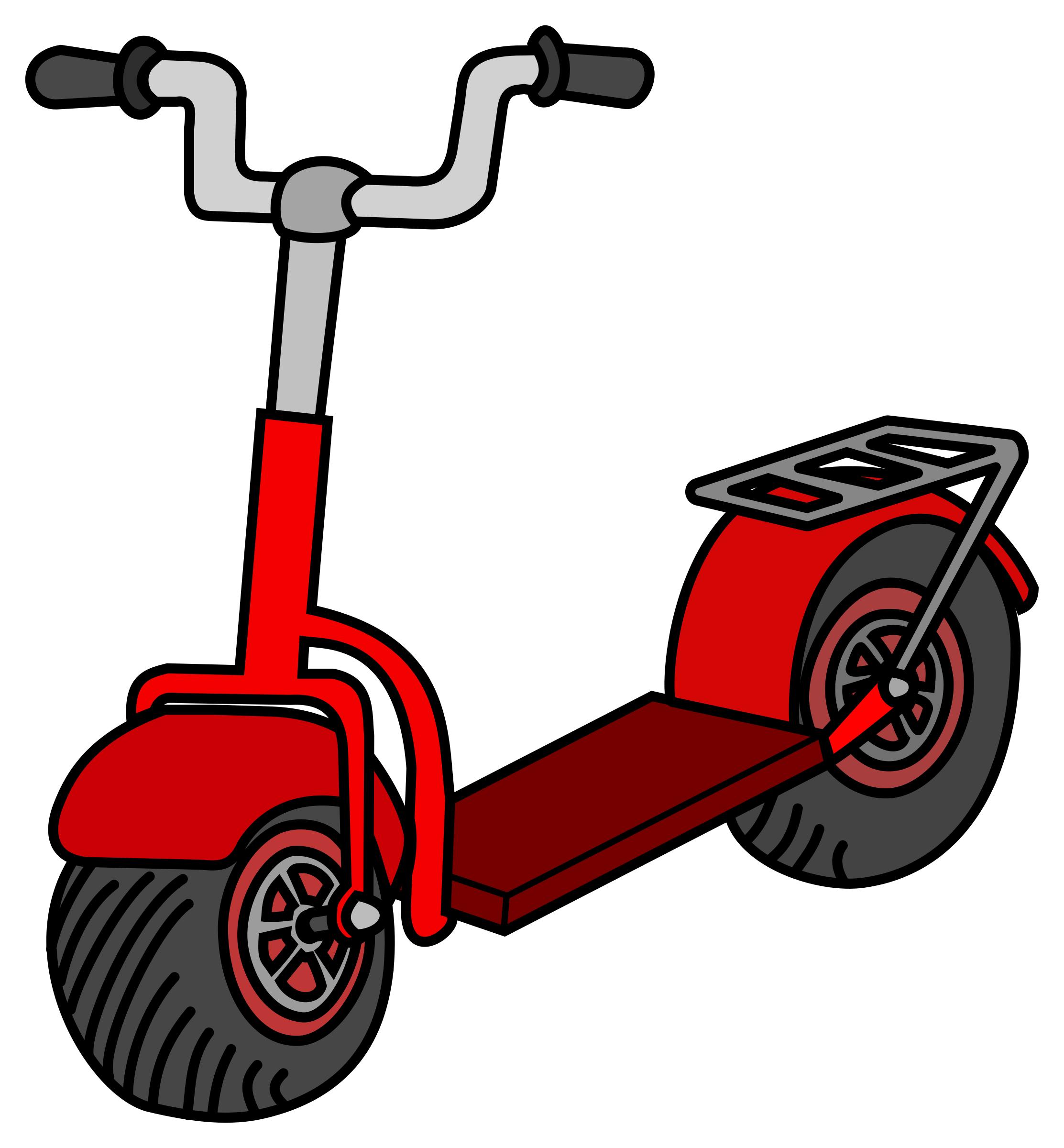 Kick scooter - coloured png