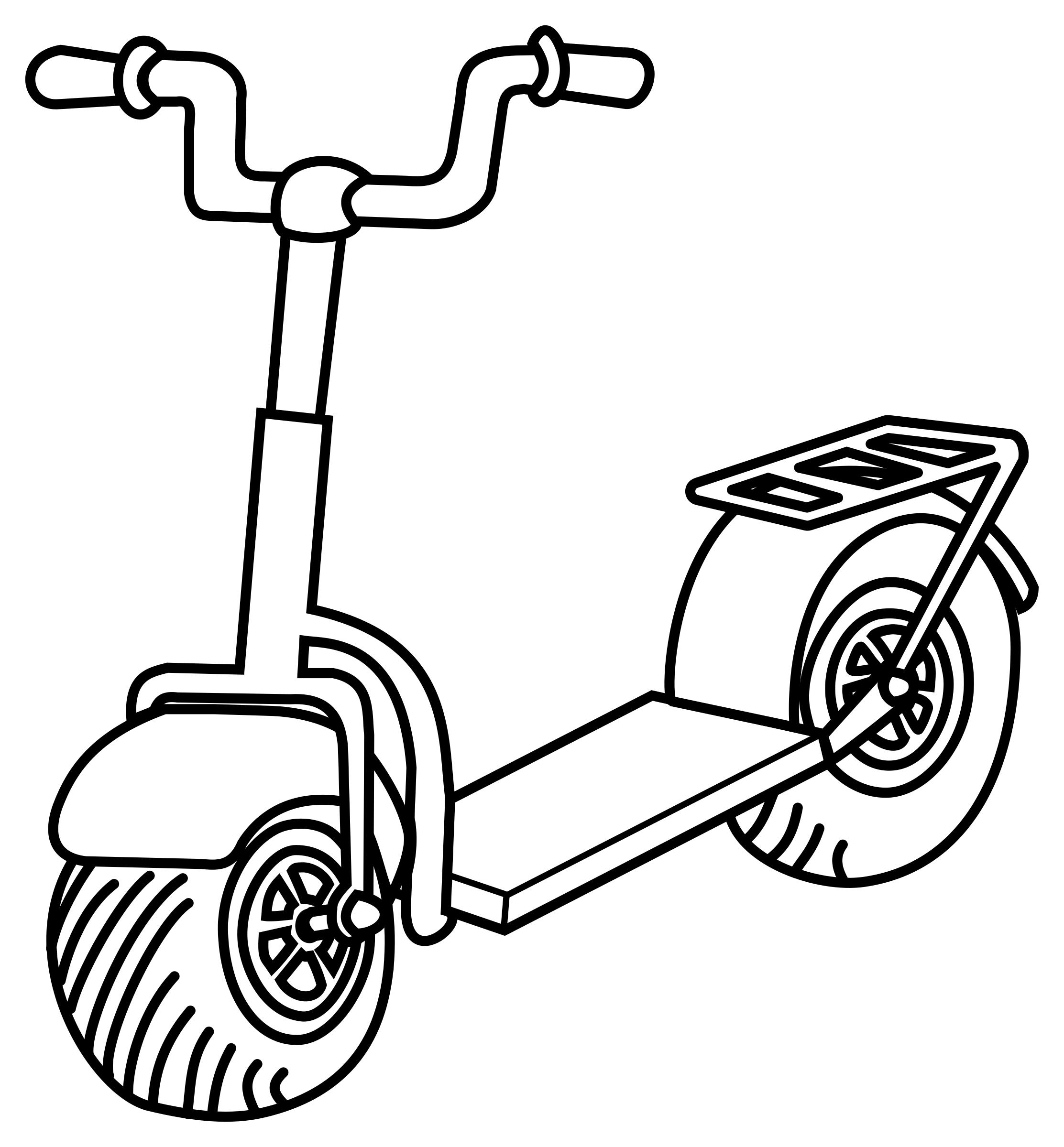 Kick scooter png