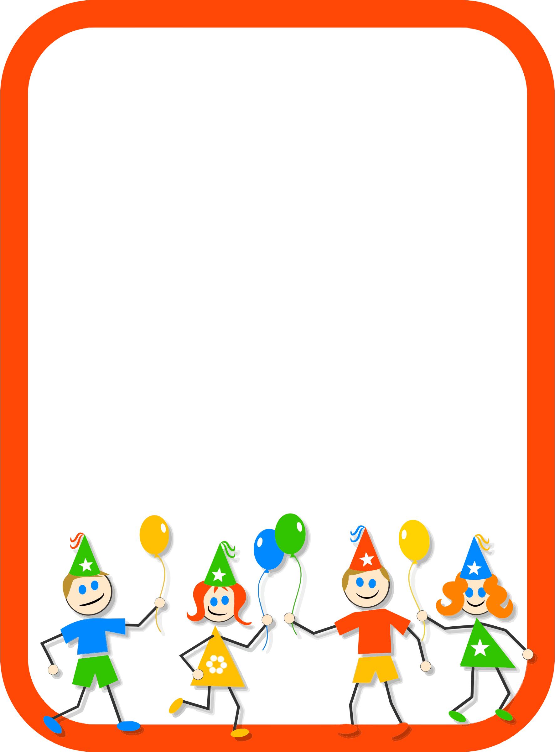 Kids Party Border png