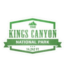 Kings Canyon National Park Sticker icons