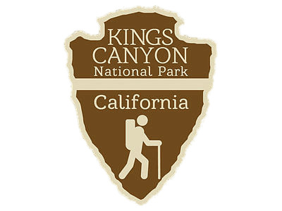 Kings Canyon National Park Trail Logo icons