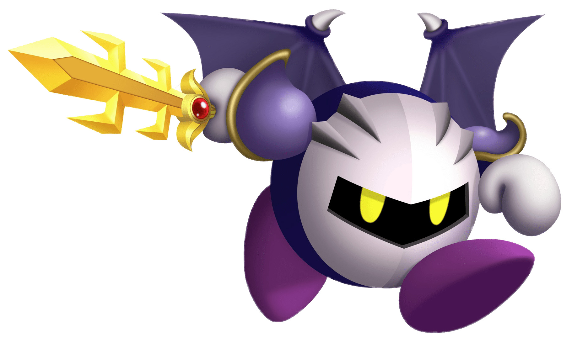 Kirby Meta Knight Running With Sword png icons