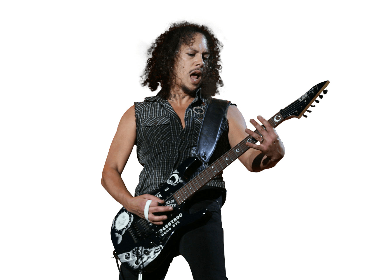 Kirk Hammett Playing png icons