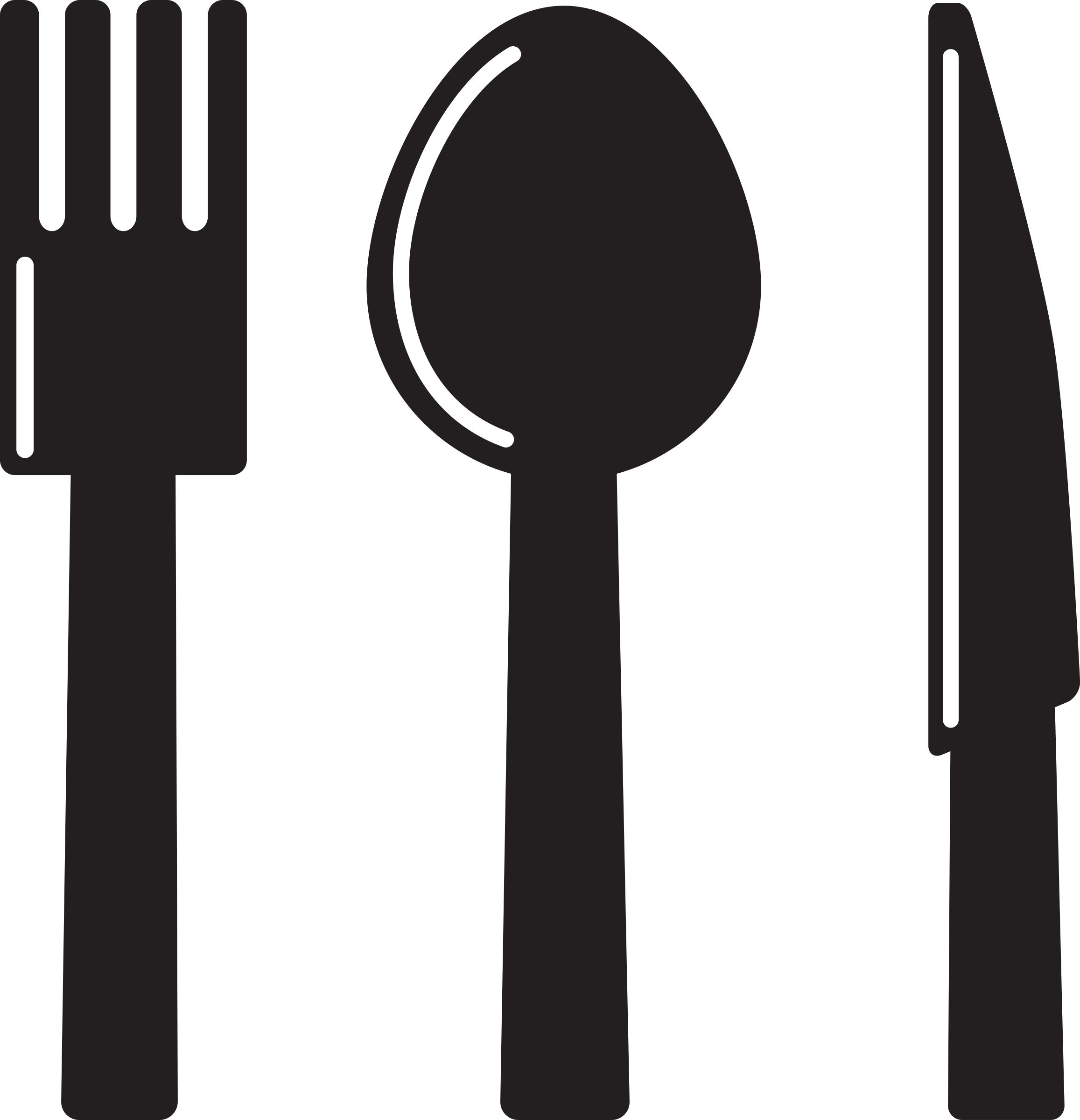 Kitchen Icon - Knife Spoon Fork PNG icons