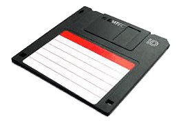 Labeled Floppy Disk icons