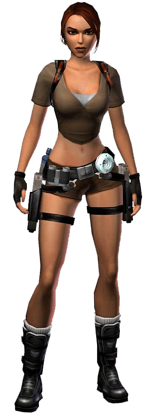 Lara Croft Standing icons