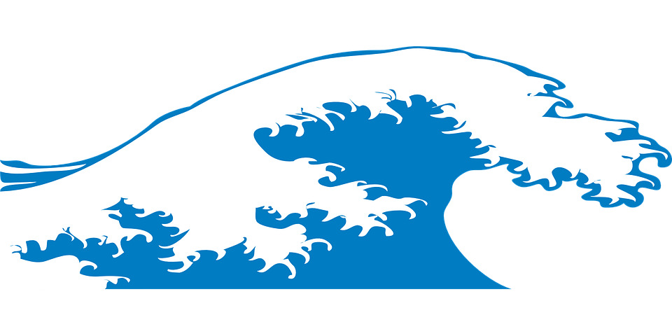 Large Blue Wave png icons