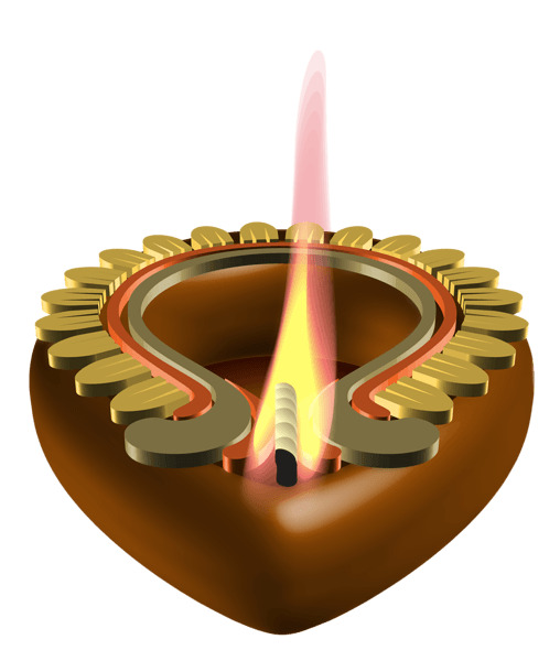 Large Candle Diwali png