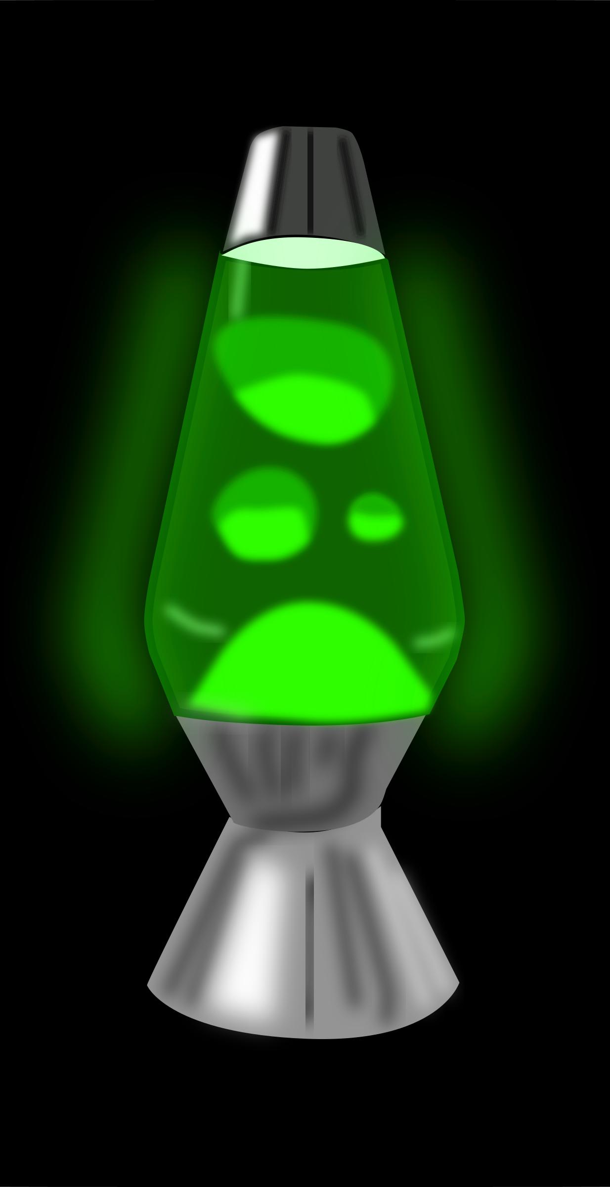 Lava-lamp (Glowing green) png