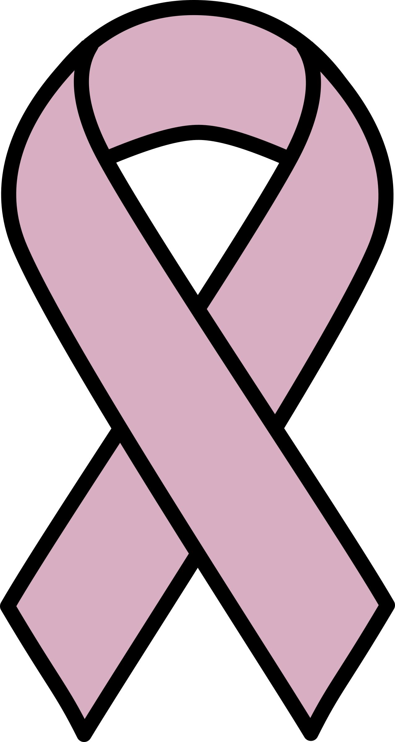 Lavender Ribbon for All Cancers png