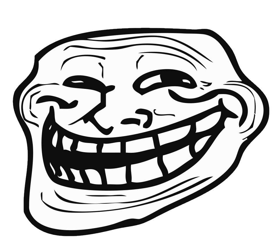 Left Troll Face png icons