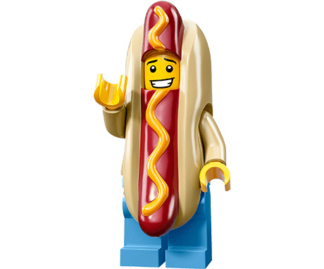 Lego Hot Dog Man icons