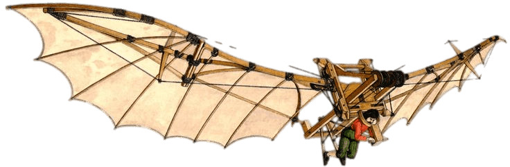 Leonardo Da Vinci Flying Machine png