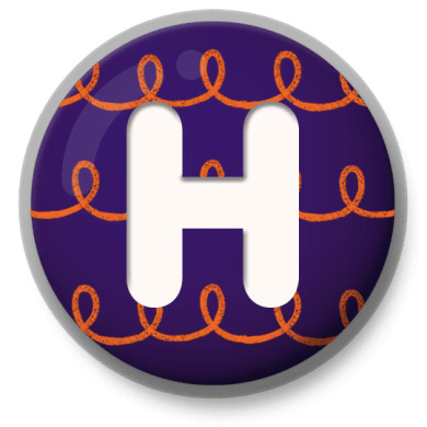 Letter H Festive Roundlet icons