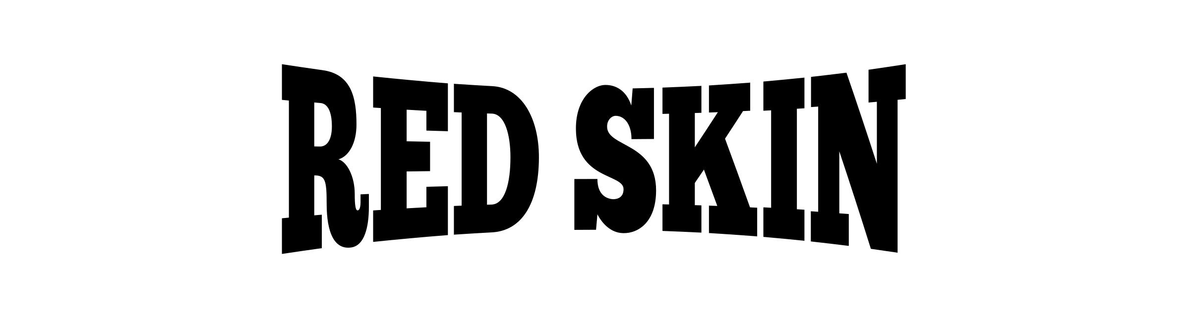 Lettering red skin png