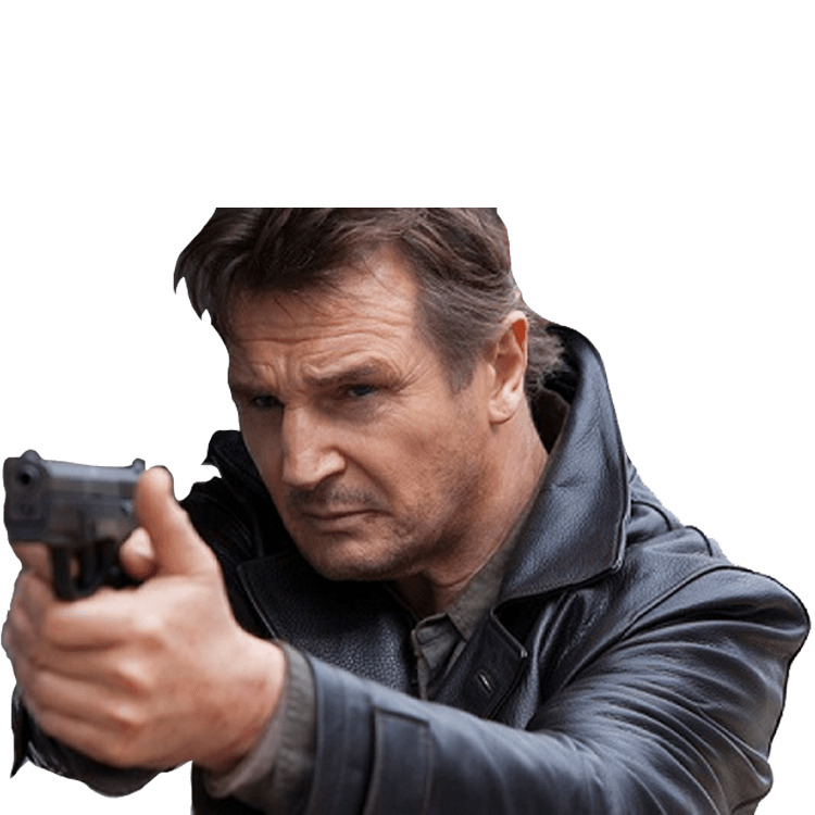 Liam Neeson Thriller Taken icons