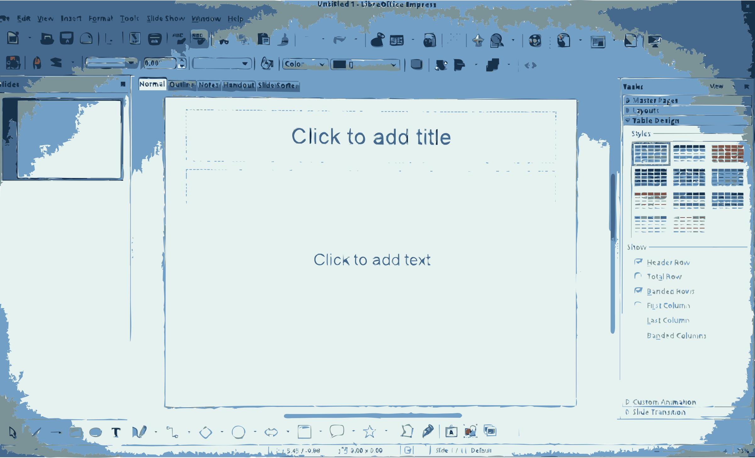 Libre office new presentation png